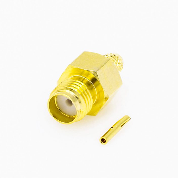 117(6) SMA接線類型連接器SYV-50-2-2母頭直式壓接