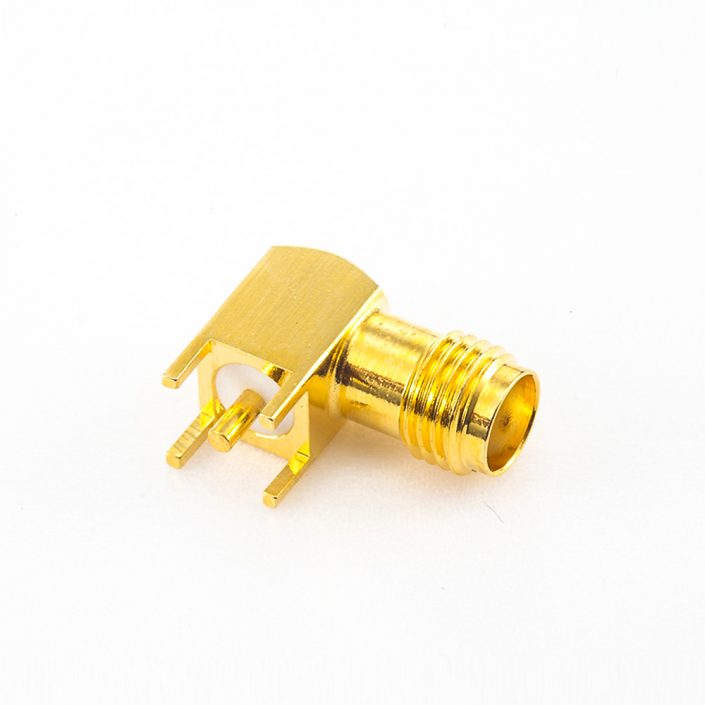 279(7) SMA連接器母頭50歐姆PCB安裝彎式插孔