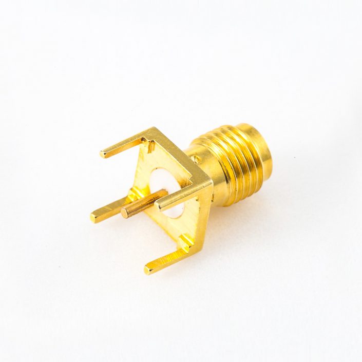 349(7) 直式插孔SMA連接器PCB安裝母頭