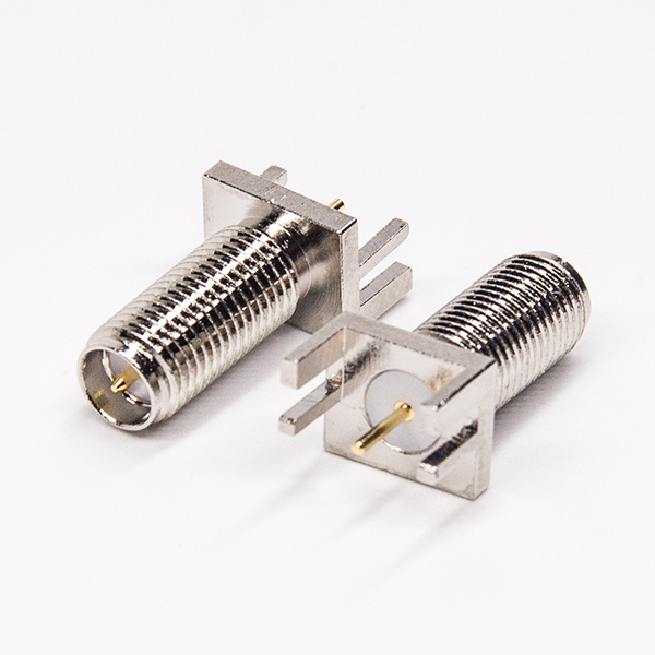 75-2 射頻連接器sma反極母頭公頭針直式卡板式接PCB板