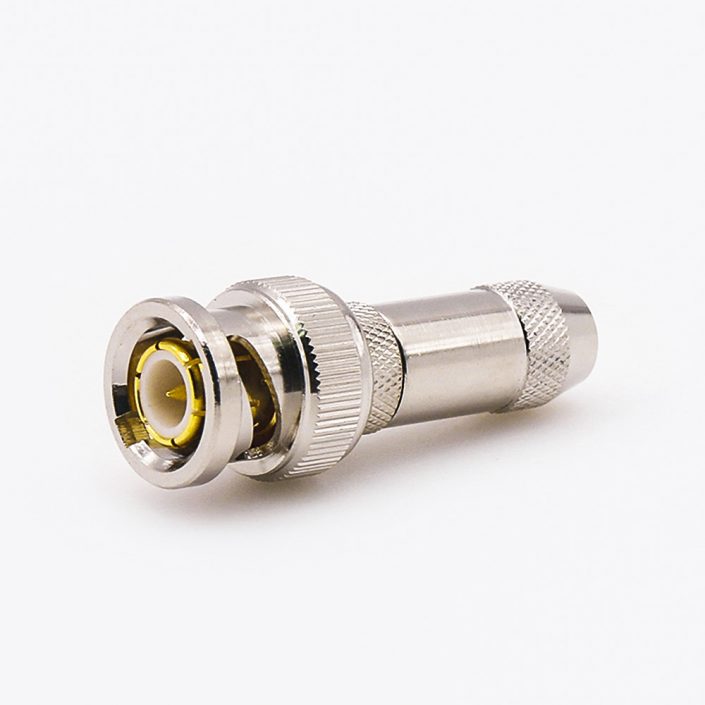 EB-001-0371 RG316BNC連接器RG174/RG316的公頭直式接線(xiàn)焊接