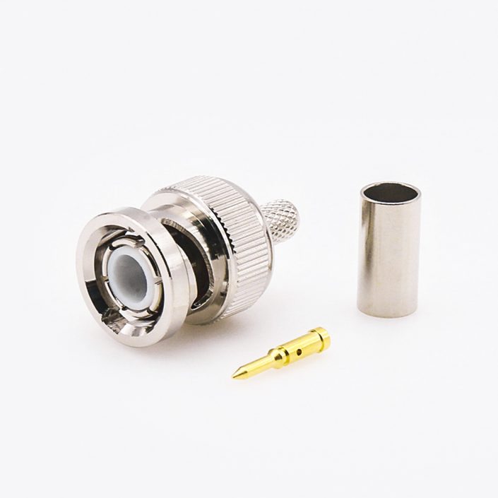 EB-001-0376 BNCRG58直型接線壓接器用于RG58/RG142