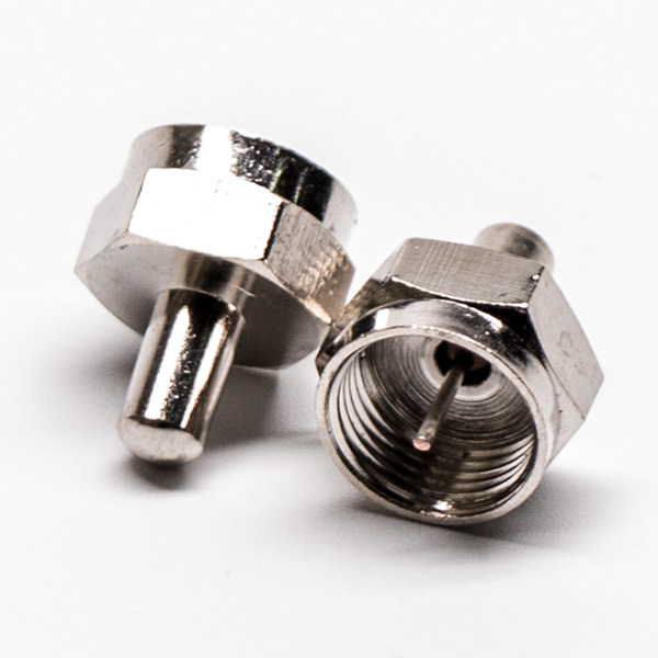 68-2 同軸f型接頭公頭RF連接器負載鍍鎳