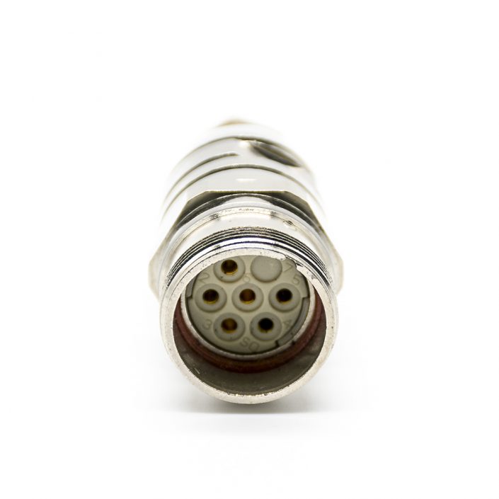 9 (2) 6芯連接器M23直式焊線連接器