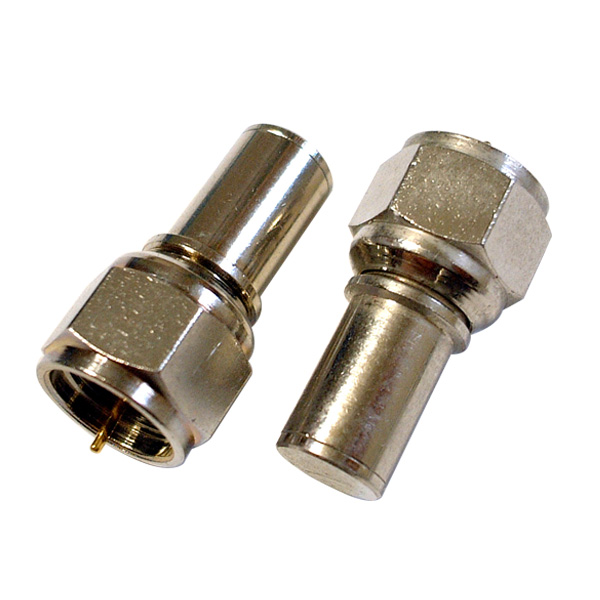 EB-003-0101 F連接器公頭射頻連接器銅材質75歐姆