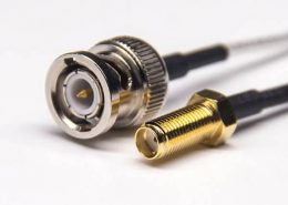 BNC監控線180度公頭轉SMA180度母頭接RG316線