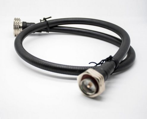 標準DIN7/16公頭轉公頭直式同軸線材接1/2線長1M