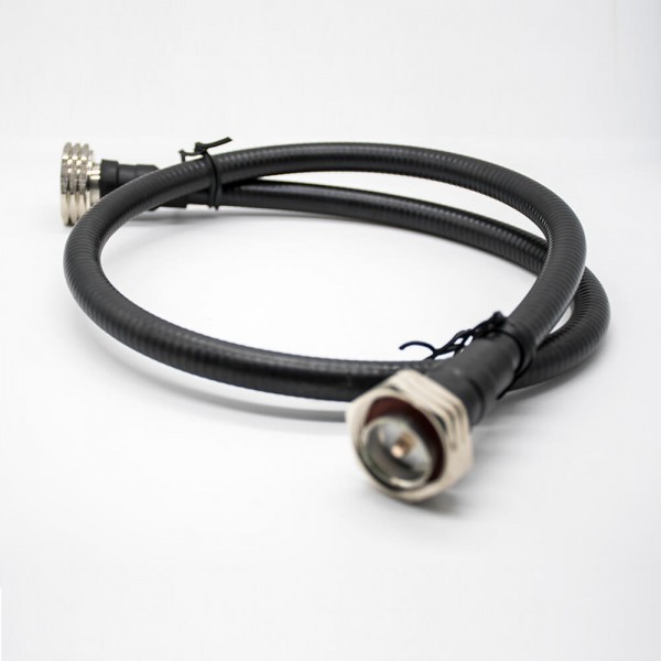 EB-101-0631 標準DIN7/16公頭轉公頭直式同軸線材接1/2線長1M