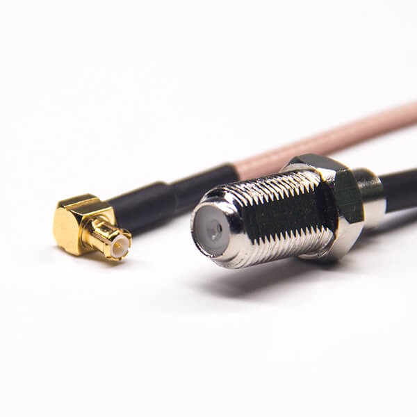 f-type-connector-female-180-degree-50ohm-to-mcx-right-angled-male-with-rg316(3) RF射頻線材F頭母頭直式50歐姆轉MCX公頭彎式接RG316線