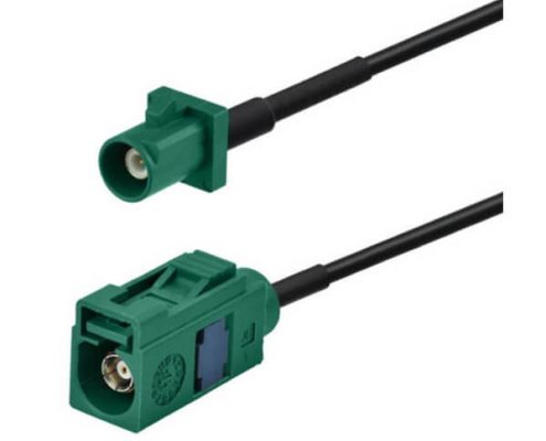 Fakra接頭E型直式公轉母車載天線延長線5米