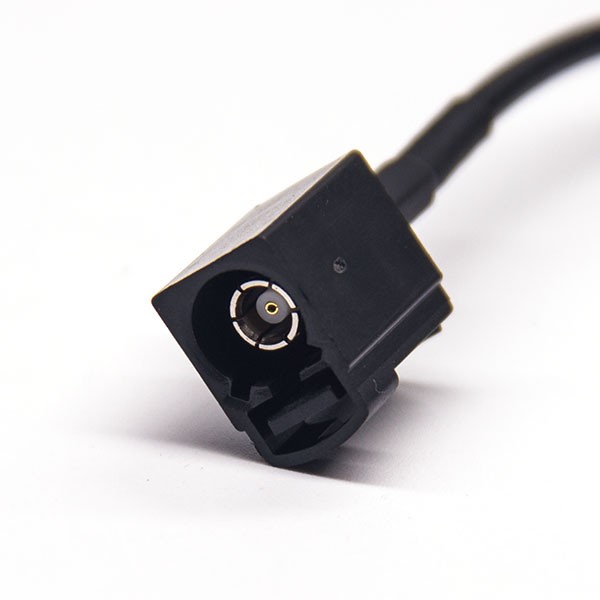 Fakra連接器A型母頭轉MCX公頭線材連接器 RG174 線長1米