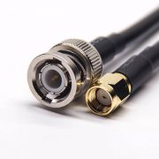 rf-cables-assembly-bnc-180-degree-male-to-sma-male-rp-straight-with-rg233-rg58(4) BNC信號線180度直式公頭轉(zhuǎn)SMA反極公頭直式同軸線纜接RG223 RG58