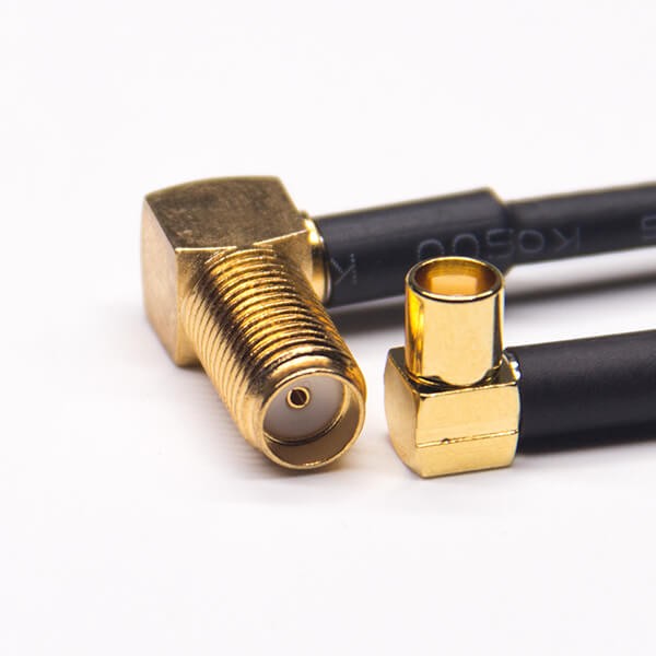 sma-cable-right-angled-female-to-mcx-right-angled-female-rf-coaxial-cable-with-rg316 SMA線材母頭彎式轉MCX彎式母頭50歐姆鍍金接RG316