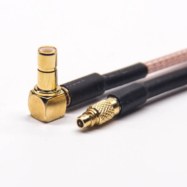 smb-cable-connectors-female-right-angled-to-mmcx-male-straight-cable-with-rg316-(4) SMB連接母頭彎式轉MMCX公頭直式RF線材接RG316