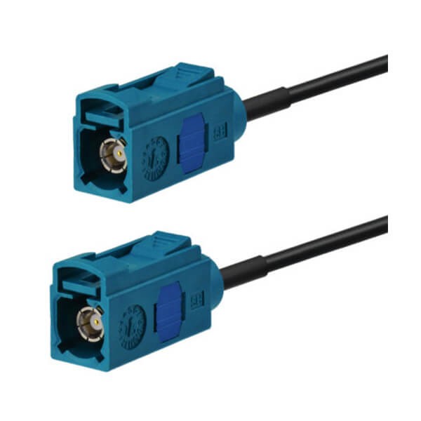 車載Fakra汽車天線Fakra Z母頭對母頭直式接線5米