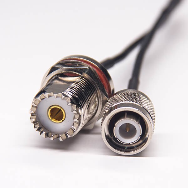 waterproof-uhf-straight-female-to-tnc-straight-male-rf-coaxial-cable-rg174 UHF穿墻直式母頭轉TNC公頭射頻線RG174