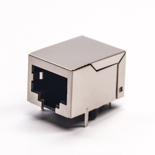 EB-500-7153_1 RJ45單網口模塊化全屏蔽網絡接口DIP接PCB板8p8c